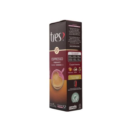 Cápsula 3 Corações Espresso Vibrant C/10 80g 360-8