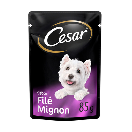 Ração Para Cães Adultos Cesar Filé Mignon 85G