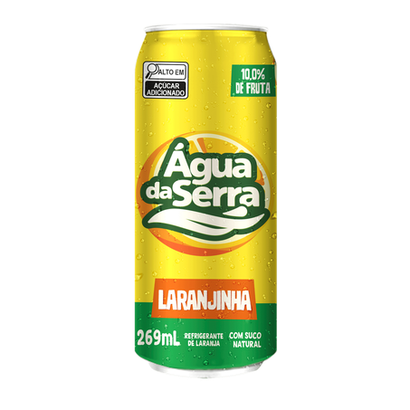Refrigerante água da serra laranjinha lata 269ml