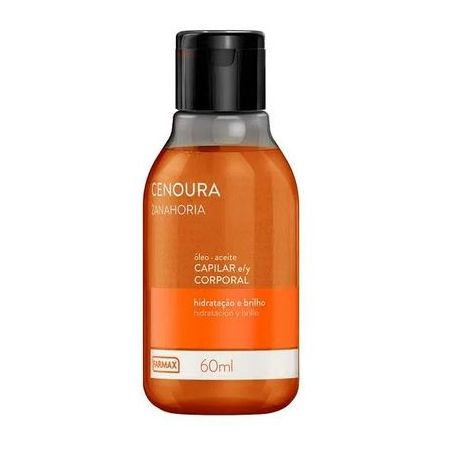 Oleo capilar e corporal farmax cenoura 100ml