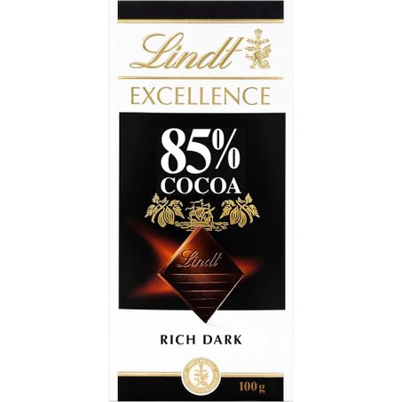 Barra Chocolate Lindt Excellence 85% cacau 100g