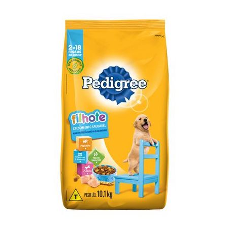 Ração cães júnior ca/le. pedigree 10.1kg
