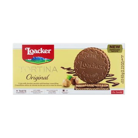 Biscoito ita loacker 63g tortina