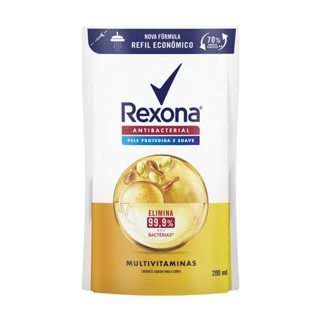 Sabonete Liquido Rexona Antibacterial Multivitaminas Rf 200 Ml 39857