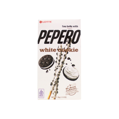 BISCOITO PEPPERO PALITO CHOCOLATE BRANCO COOKIE 32G