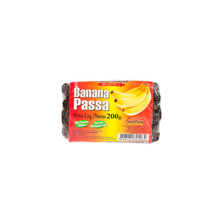 Banana Passa Dacolônia Embalada 200G