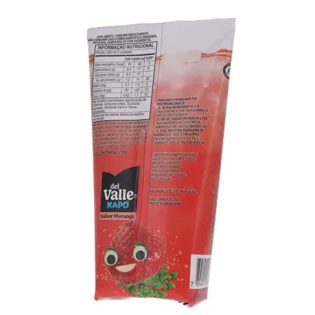 Suco Kapo Del Valle Fruta Morango 200ml 360-20