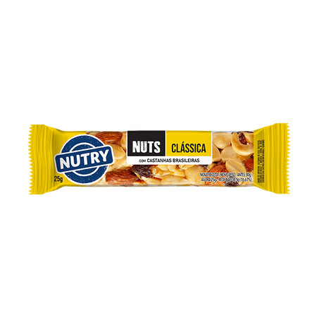 BARRA CEREAL NUTRY NUTS CLASSICA 25G (116852)