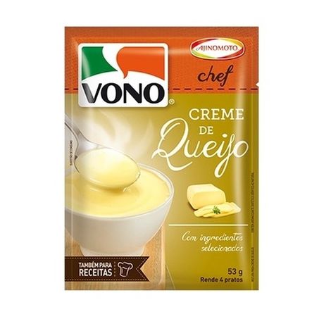SOPA INSTANTÂNEA VONO CHEF CREME DE QUEIJO 53G