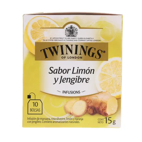 Chá Limão com Gengibre Twinings Infusions Caixa 10 Unidades 15G 360-2