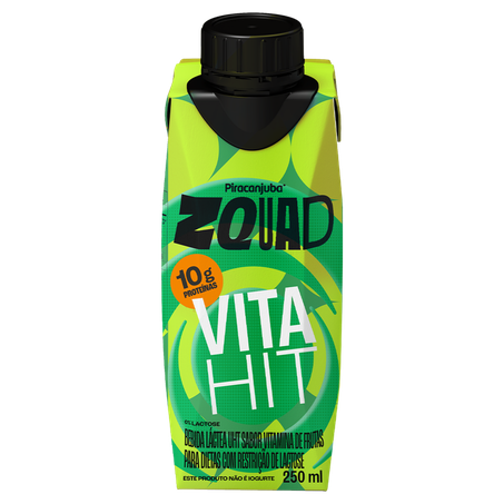 Bebida láctea piracanjuba vita hit 10g proteína 250ml
