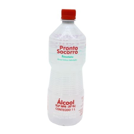 ÁLCOOL PRONTO SOCORRO ABSOLUTO 92,8°INPM 1L