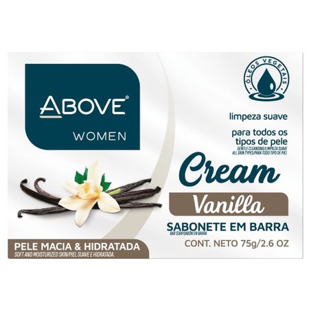 SABONETE ABOVE WOMEN CREAM VANILLA 75G