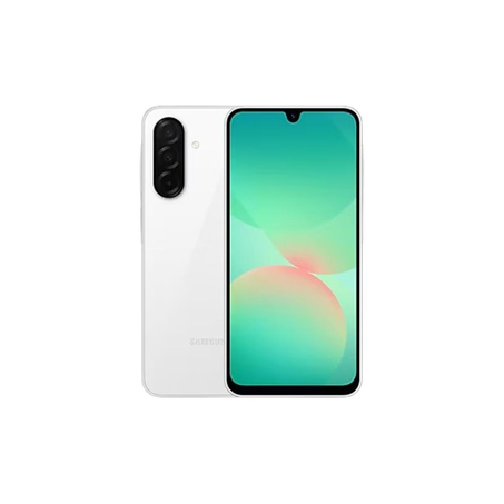 Celular Samsung A26 5G 256GB, 8GB RAM, Câmera de 50MP, IP67, Tela Super AMOLED 6.7", NFC, Edição AI, Octa-core - Branco
