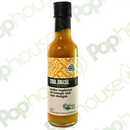 MOLHO ORG DE MANGA UBA E VINAGRE 250ML - SOULBRASI