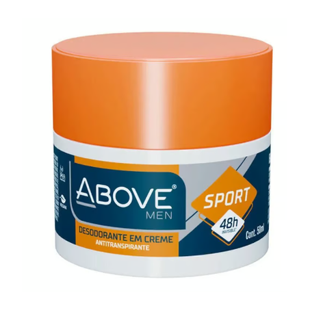 Desodorante Above Men Sport Invisible Em Creme Pote 50g 
 