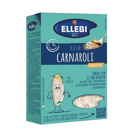 Arroz carnaroli ellebi classe longo tipo 1 500g
