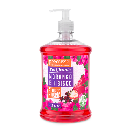 Sabonete Liq Premisse 1l Morango Hibisco
