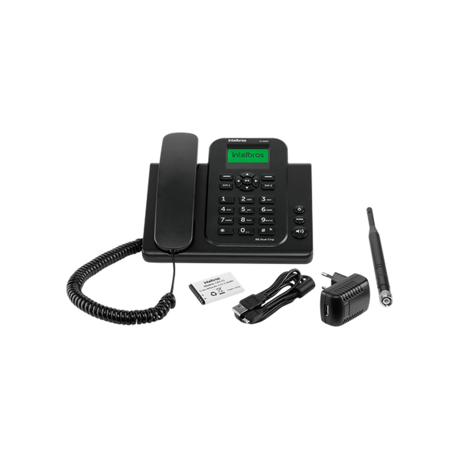 INTELBRAS TEL.CEL.FIXO CF4202 GSM PTO. DUAL