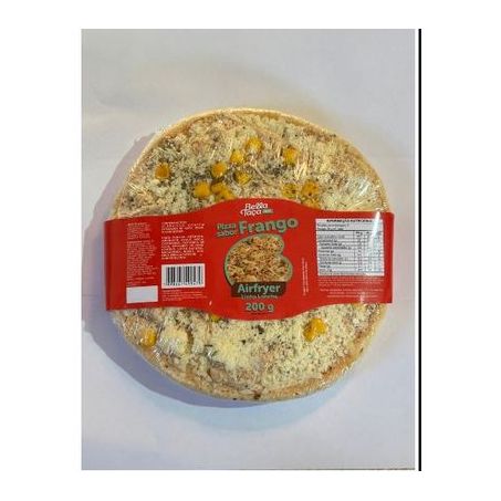 Pizza bella taca airfryer frango 200g
