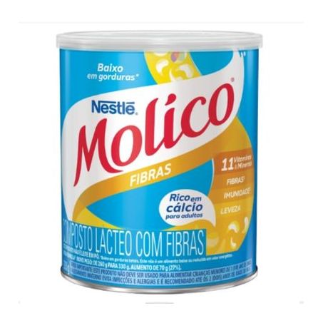 Composto Lácteo Fibras Molico Lata 330g