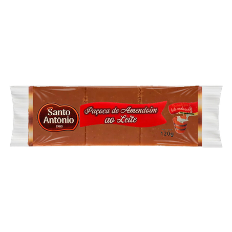 Pacoca santo antonio amendoim leite 120g