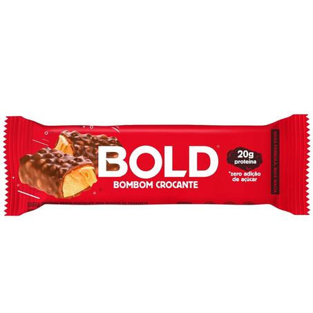 Choc bold barra proteica 60g bombom crocante