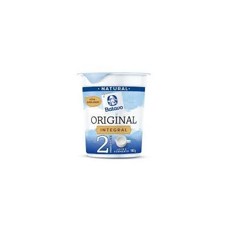 Iogurte batavo natural integral 160g
