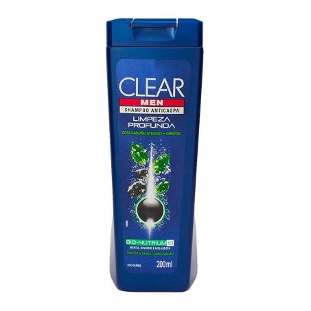 Shampoo clear men limpeza profunda 200ml