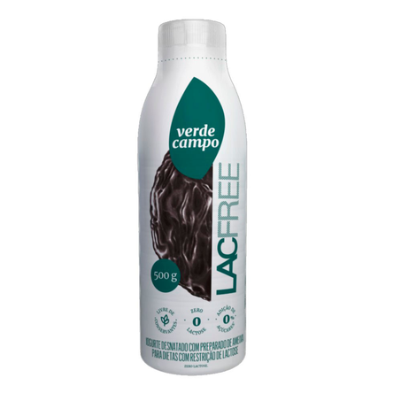 Iogurte Verde Campo Lacfree Ameixa Garrafa 500g