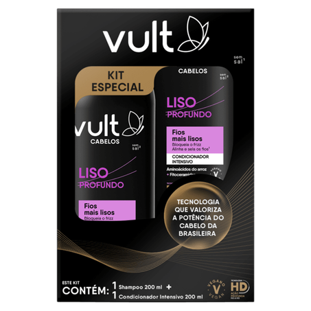 Kit vult sh. 200ml condic. 200ml liso profundo