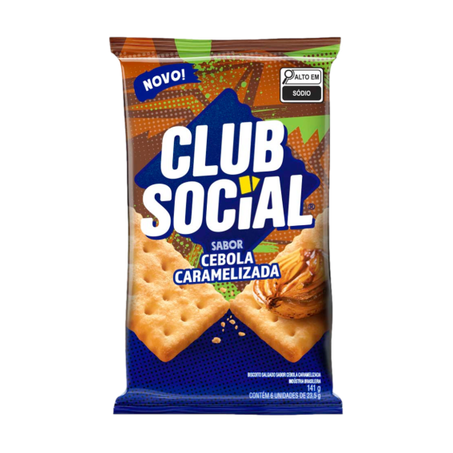 Biscoito Club Social Cebola Caramelizada 141g