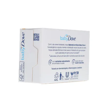 Sabonete em Barra Baby Dove Hidratação Balanceada Caixa 75gr 360-13