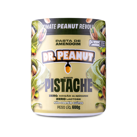 Pasta de amendoim dr peanut pistache 600g