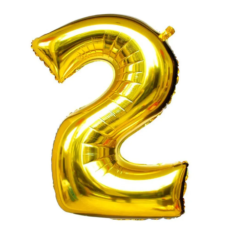 BALAO FESTA DOURADO NUMERO 2