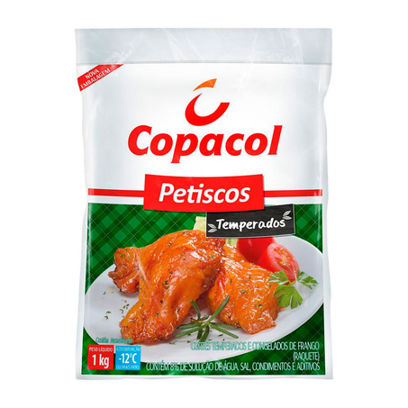 Petisco de Frango Temperado Congelado Copacol 1Kg