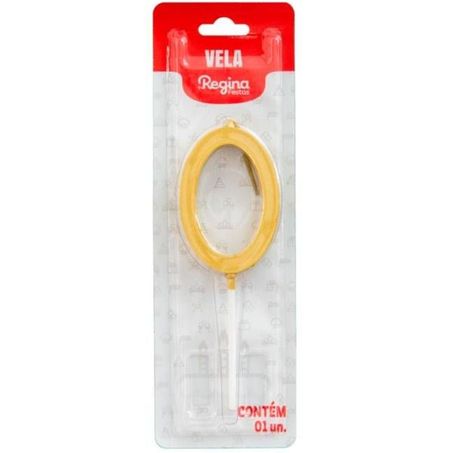 Vela Pick Ouro Regina Dourada Nº0