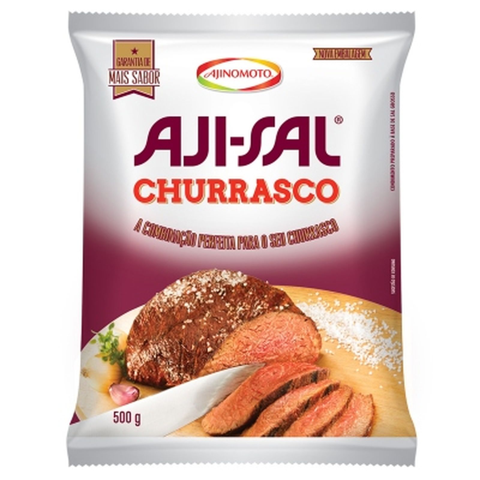 Sal Grosso Churrasco Aji-sal 500g | Quartetto Supermercados
