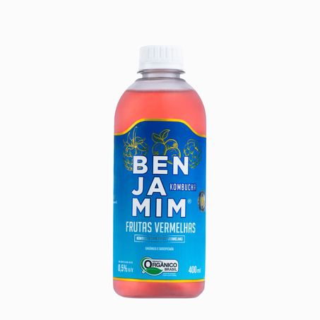 KOMBUCHA ORG FRU VERM  400ML - BENJAMIM