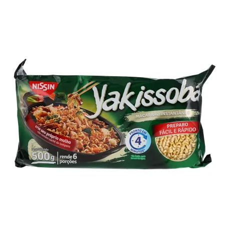 Macarrão Instantâneo Nissin Yakissoba 500G