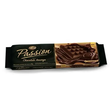 Wafer triunfo passion chocolate meio amargo 80g