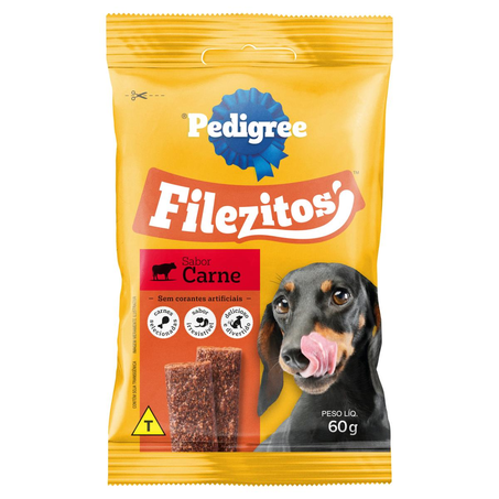 Filezitos Pedigree 60g - Carne
