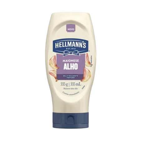 MAIONESE HELLMANNS ALHO NBA SQ 335G
