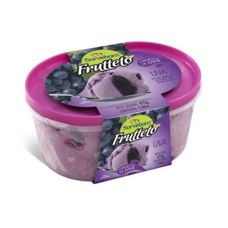 Sorvete sorvebom frutteto uva 1lt