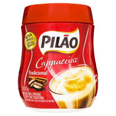 CAPPUCCINO SOLÚVEL TRADICIONAL PILÃO
