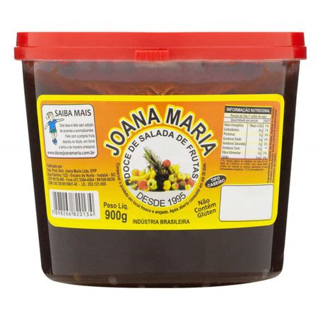 DOCE JOANA MARIA CASEIRO SAL FRUTAS 900G