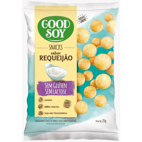 SNACKS GOOD SOY 25G S/LACT.GLUTEN REQUEIJAO