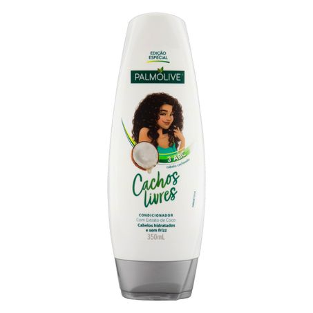 Condicionador com extrato de coco cachos livres palmolive