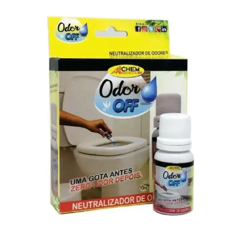 DESODORIZADOR SANITÁRIO LÍQUIDO ODOR OFF 10ML C/1