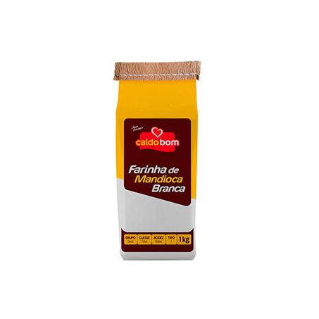 Farinha de mandioca caldo bom branca 1kg